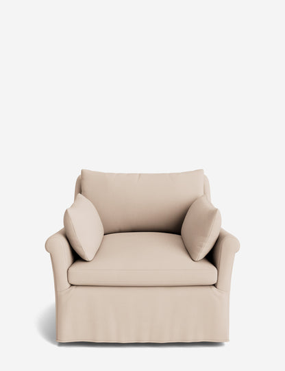 Portola Rolled Arm Luxe Depth Slipcover Chair