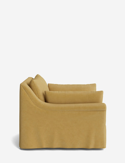 Portola Rolled Arm Luxe Depth Slipcover Chair