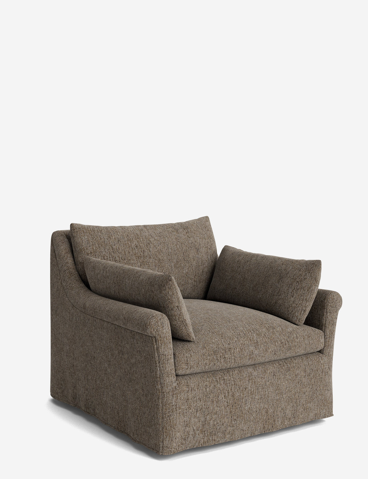 Portola Rolled Arm Luxe Depth Slipcover Chair