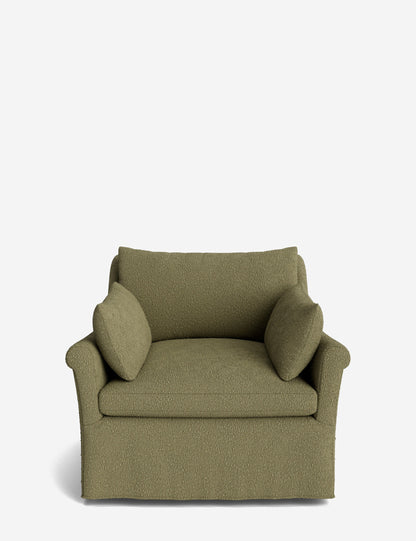 Portola Rolled Arm Luxe Depth Slipcover Chair