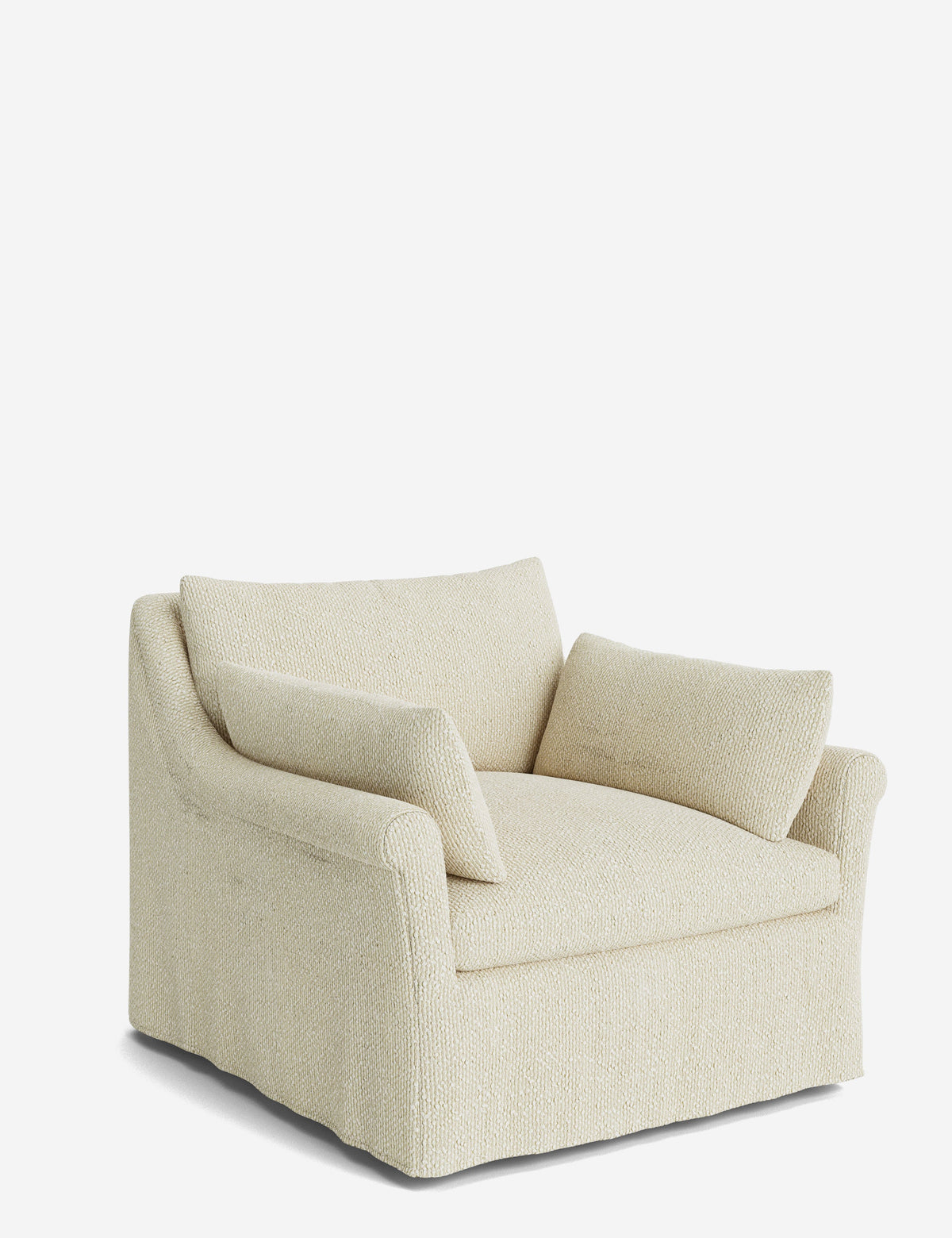 Portola Rolled Arm Luxe Depth Slipcover Chair