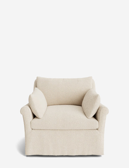 Portola Rolled Arm Luxe Depth Slipcover Chair