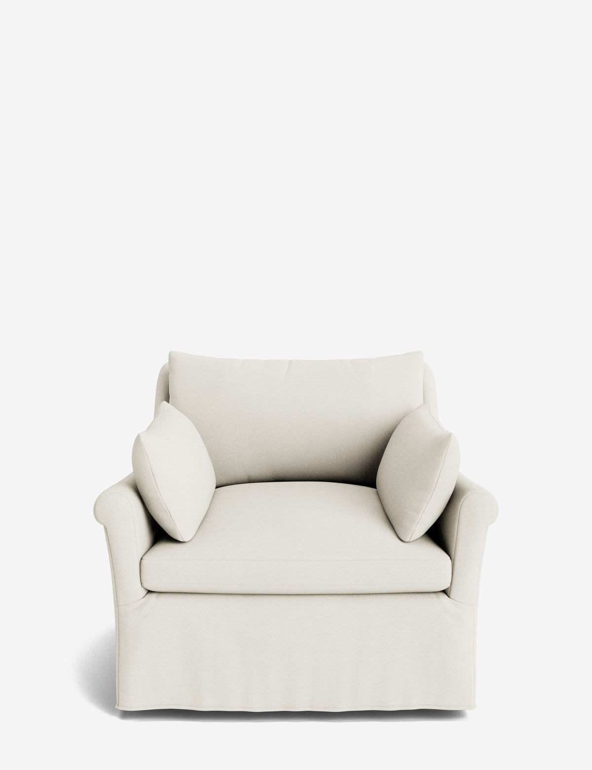 Portola Rolled Arm Luxe Depth Slipcover Chair