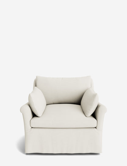 Portola Rolled Arm Luxe Depth Slipcover Chair