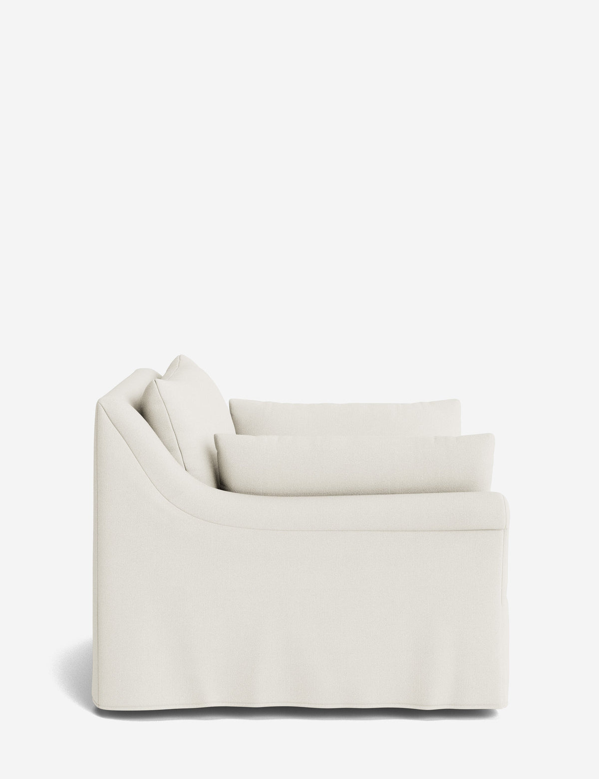 Portola Rolled Arm Luxe Depth Slipcover Chair