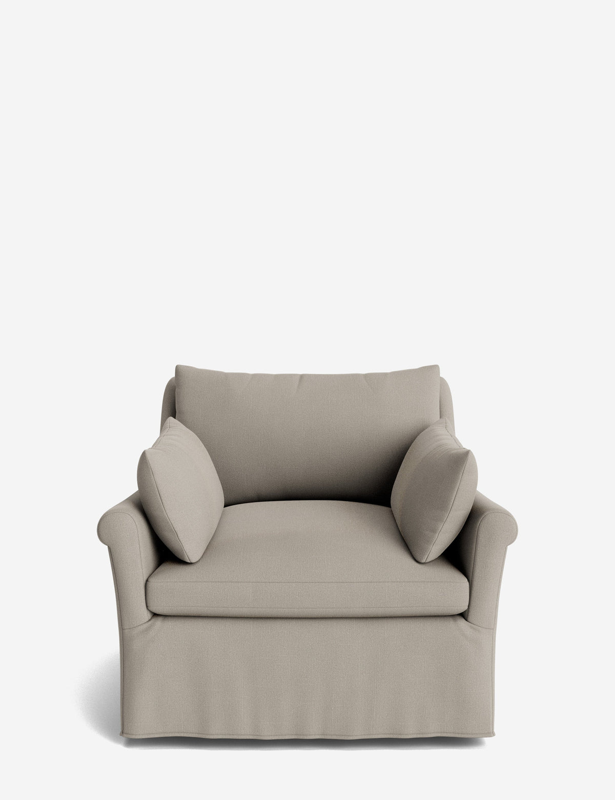 Portola Rolled Arm Luxe Depth Slipcover Chair