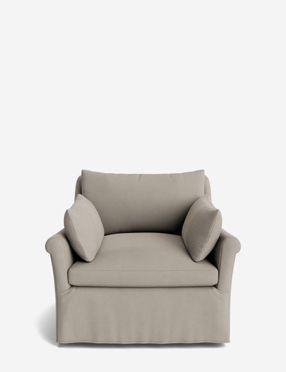 Portola Rolled Arm Luxe Depth Slipcover Chair