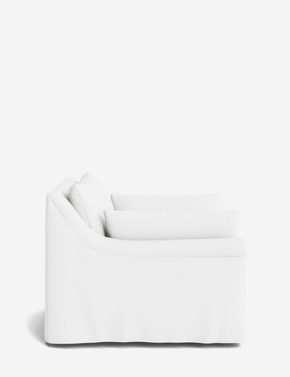 Portola Rolled Arm Luxe Depth Slipcover Chair