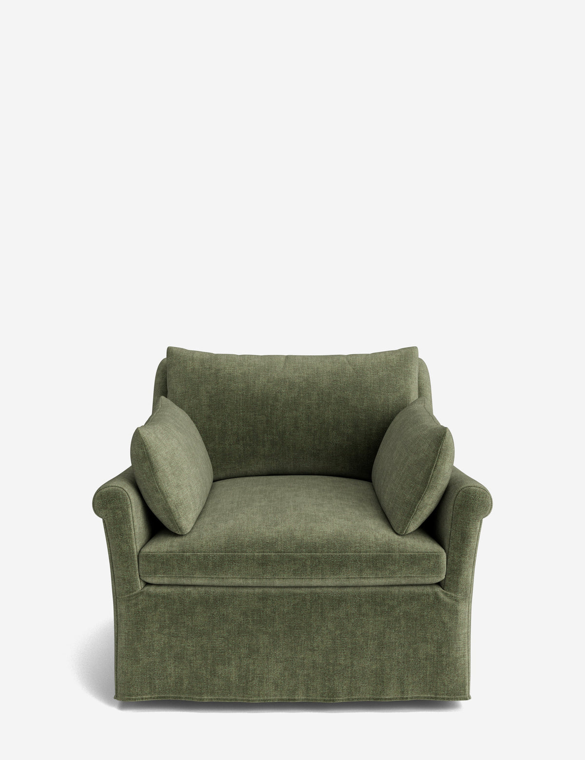 Portola Rolled Arm Luxe Depth Slipcover Chair