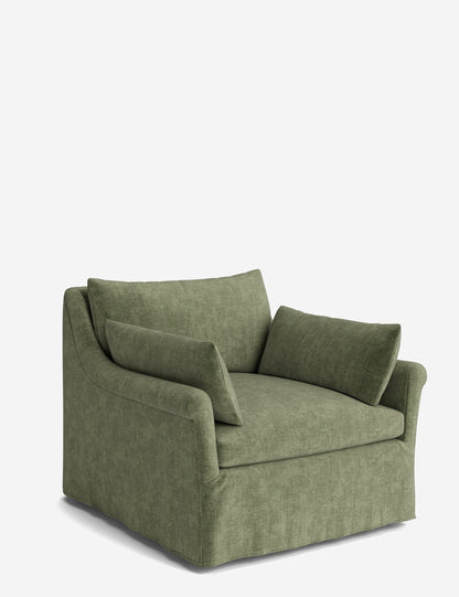 Portola Rolled Arm Luxe Depth Slipcover Chair