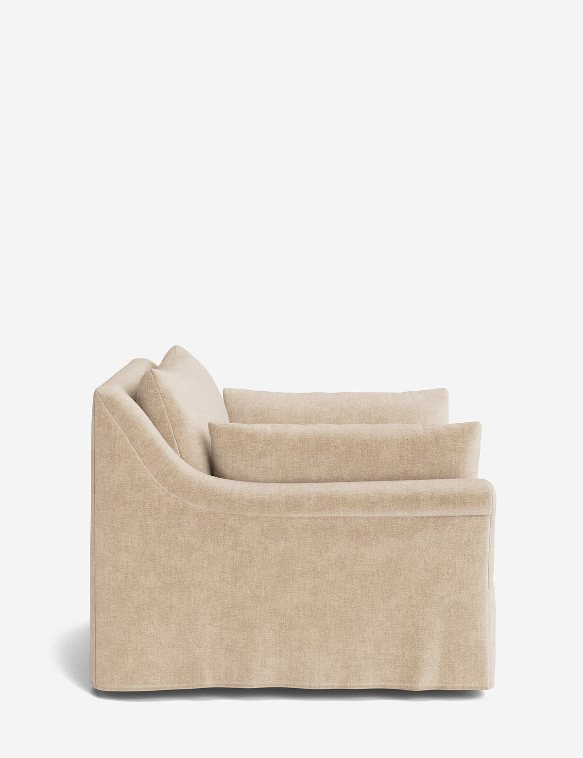 Portola Rolled Arm Luxe Depth Slipcover Chair
