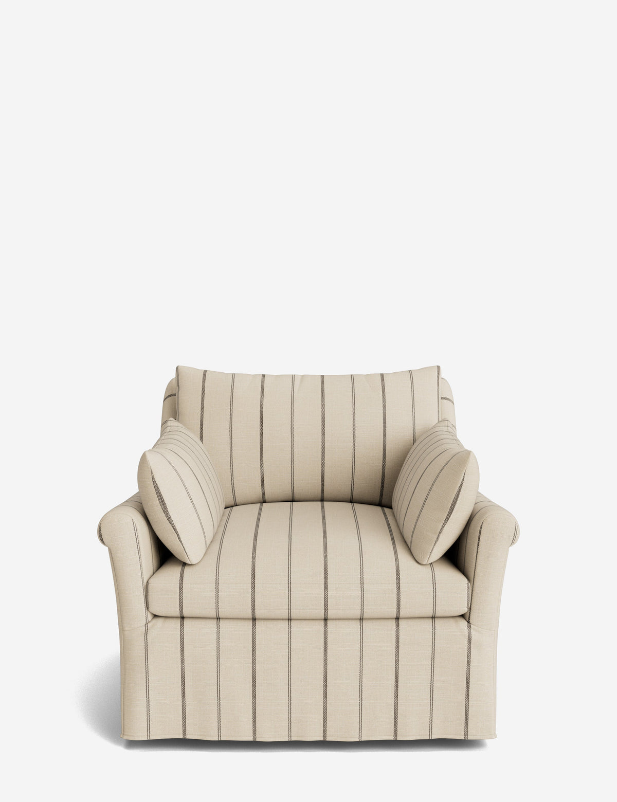 Portola Rolled Arm Luxe Depth Slipcover Chair