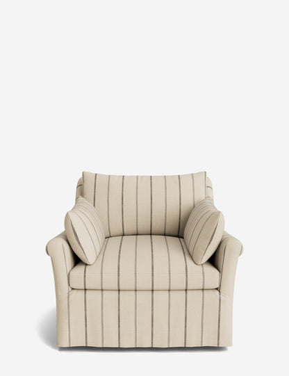 Portola Rolled Arm Luxe Depth Slipcover Chair