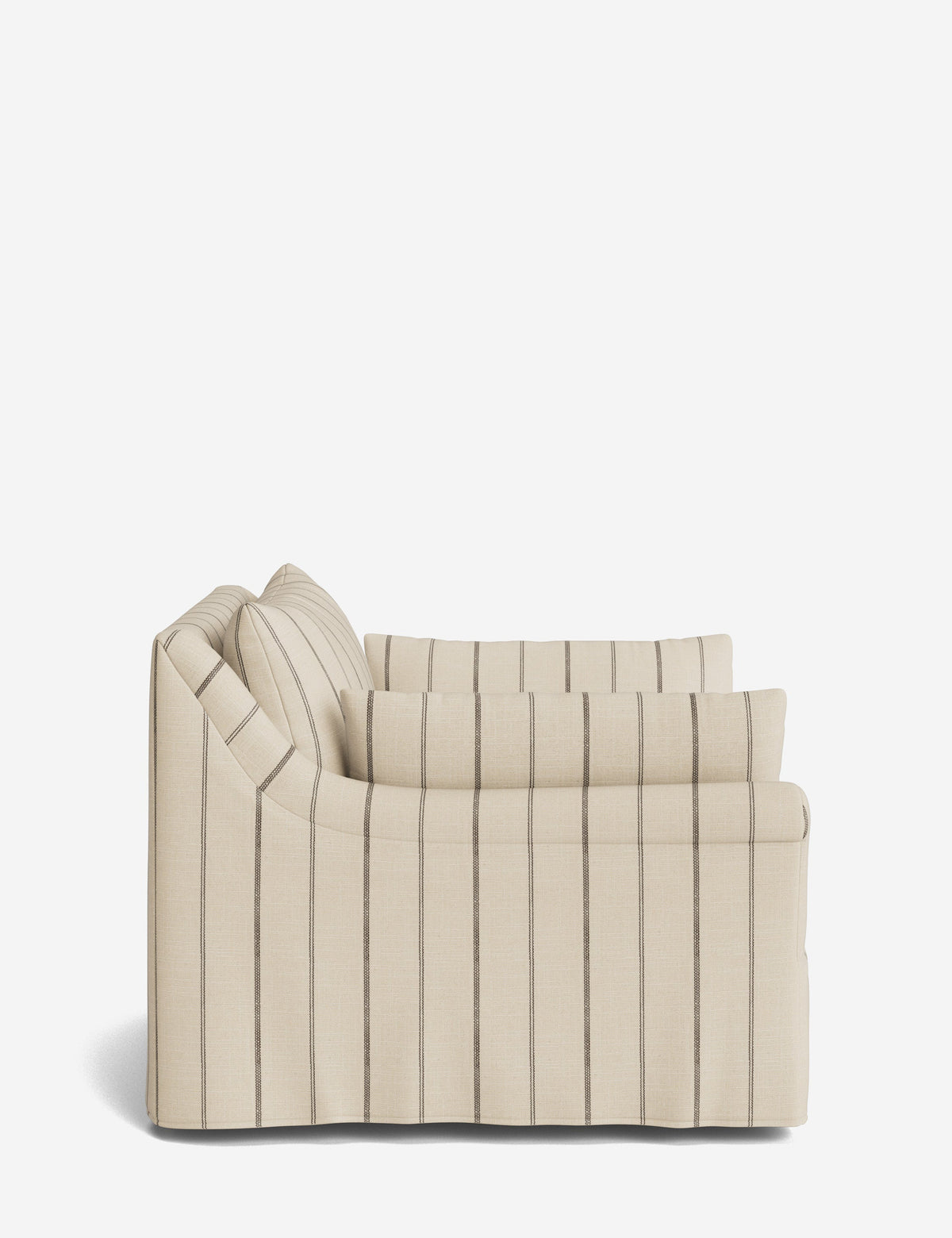 Portola Rolled Arm Luxe Depth Slipcover Chair
