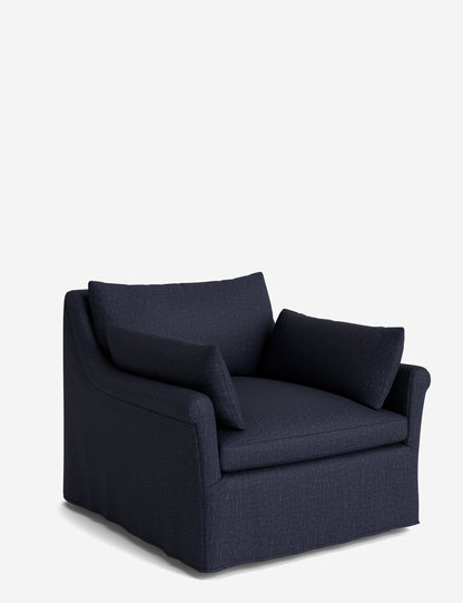 Portola Rolled Arm Luxe Depth Slipcover Chair