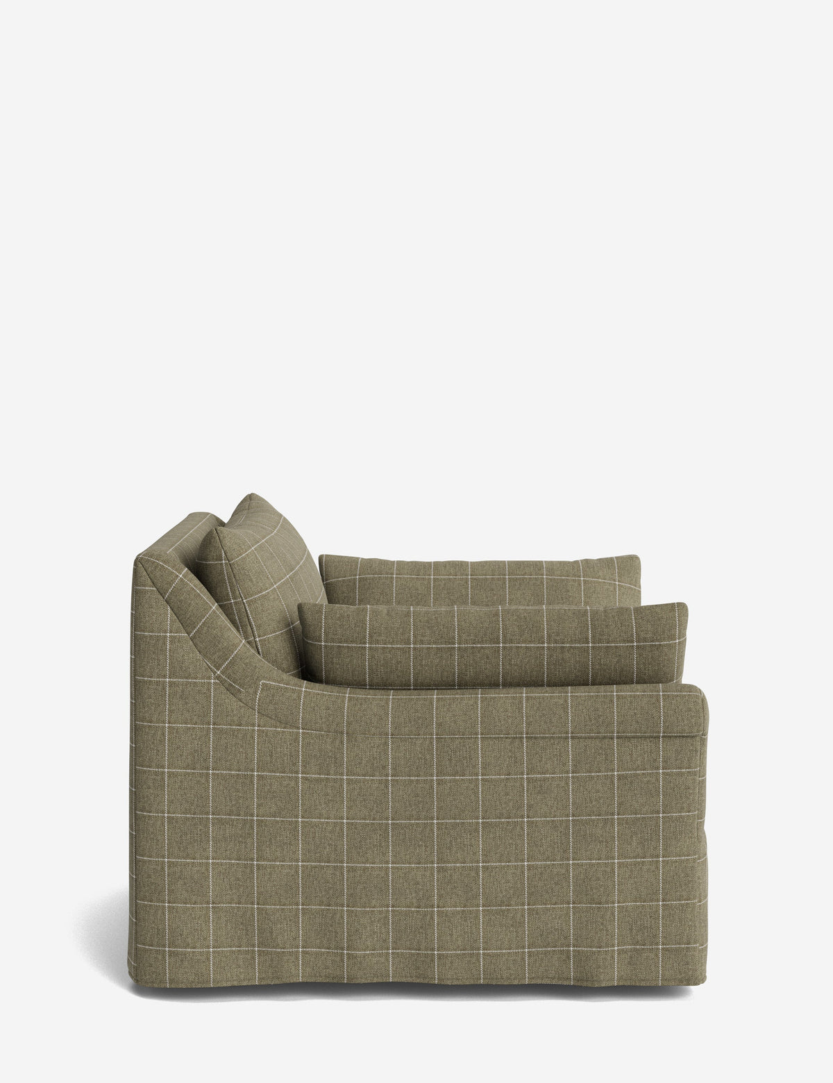 Portola Rolled Arm Luxe Depth Slipcover Chair