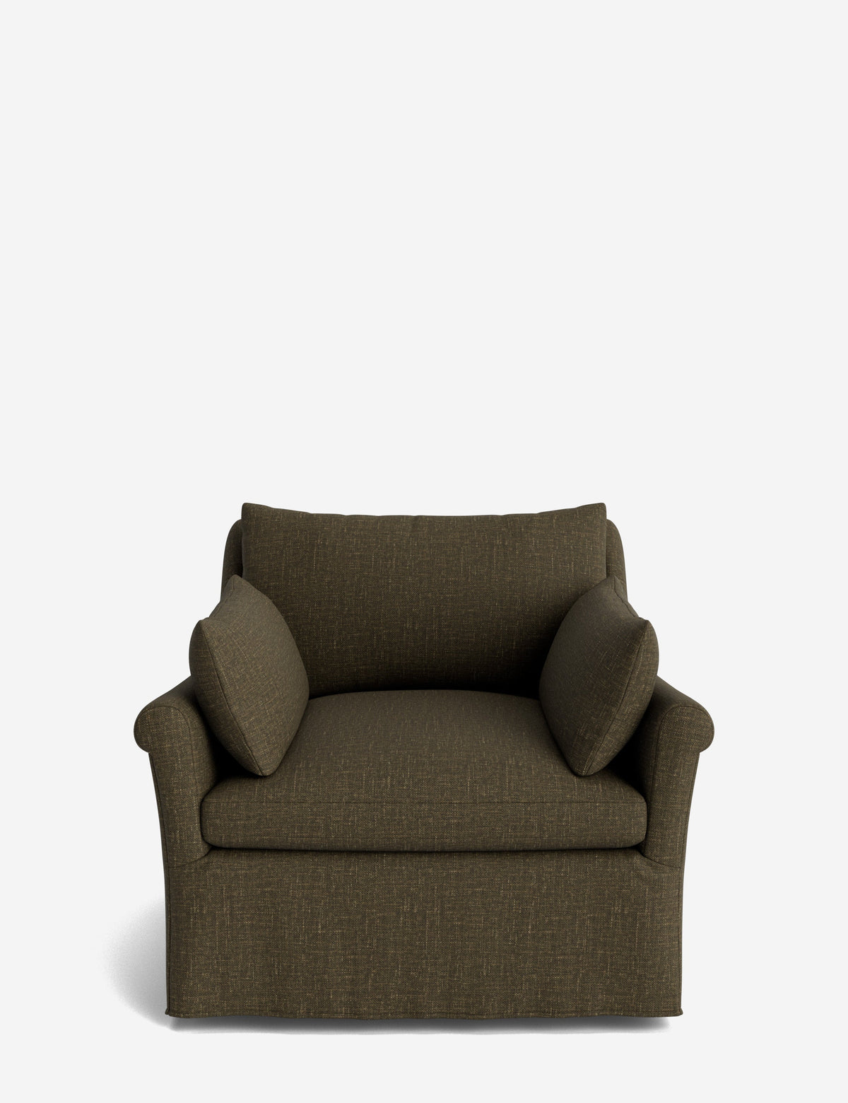 Portola Rolled Arm Luxe Depth Slipcover Chair