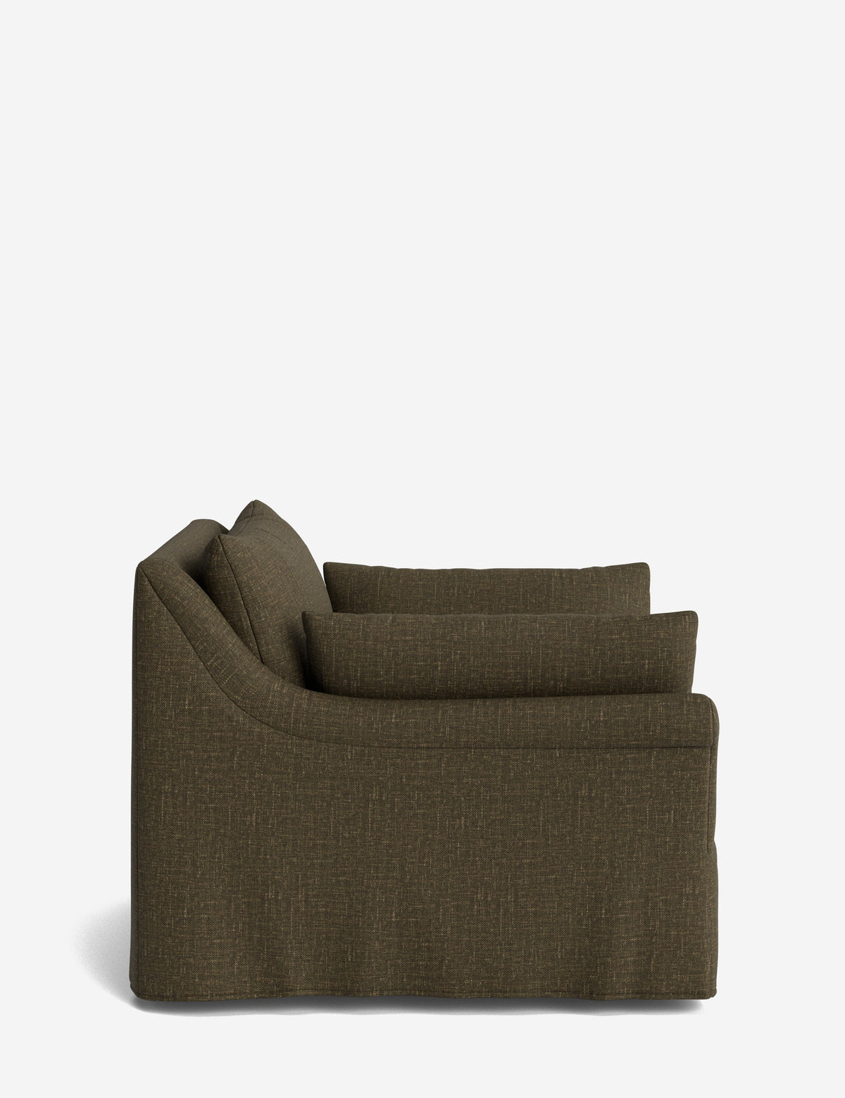 Portola Rolled Arm Luxe Depth Slipcover Chair