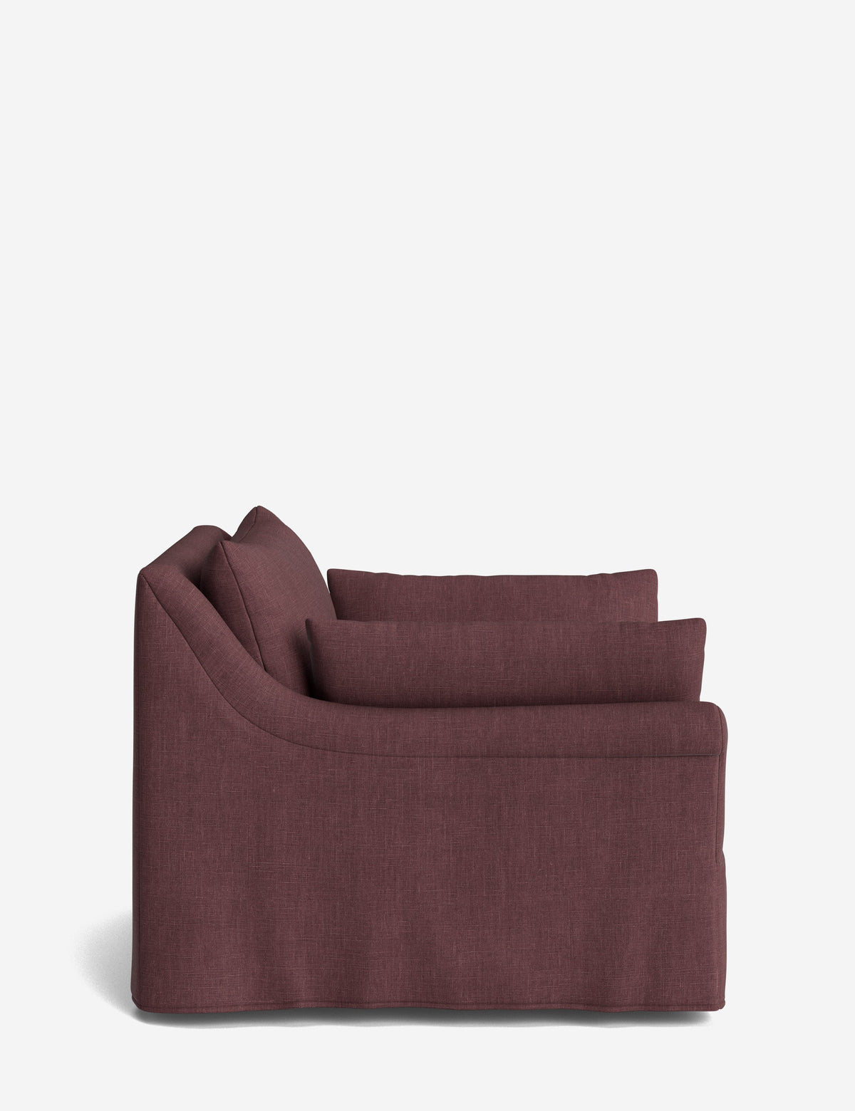 Portola Rolled Arm Luxe Depth Slipcover Chair