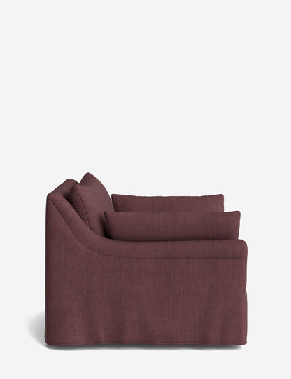 Portola Rolled Arm Luxe Depth Slipcover Chair