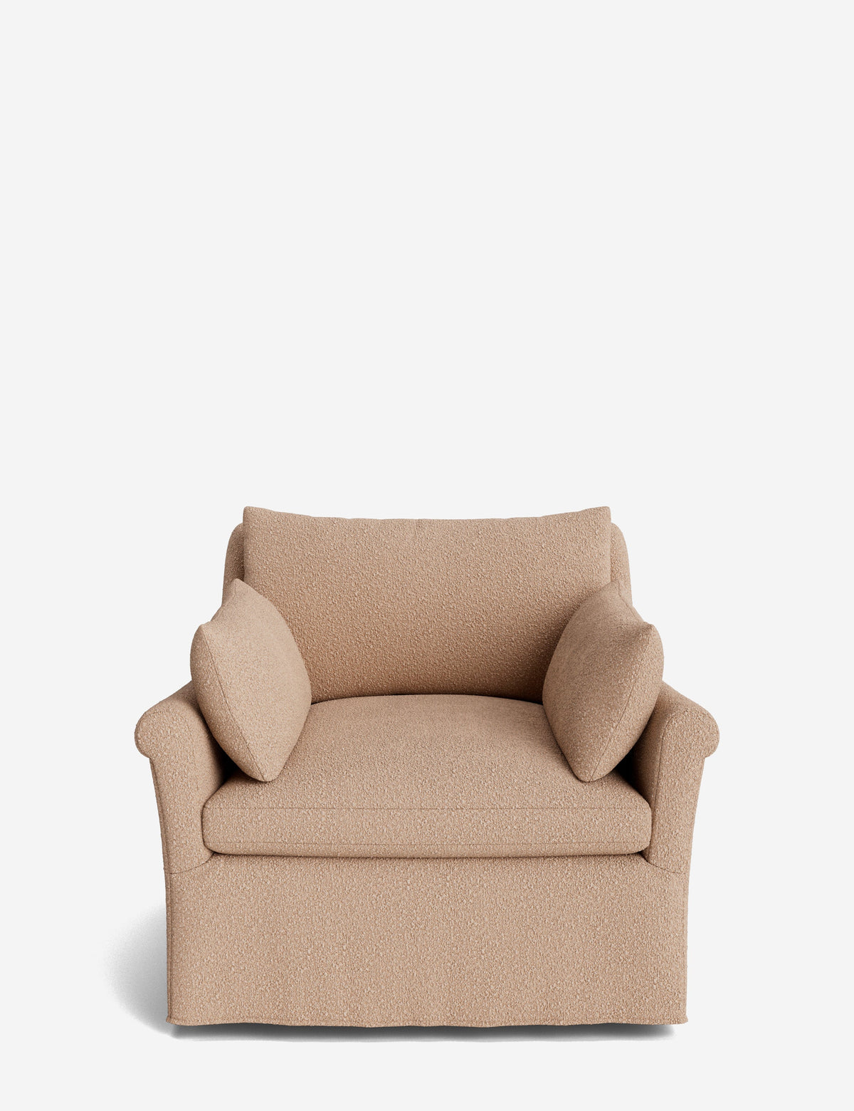 Portola Rolled Arm Luxe Depth Slipcover Chair