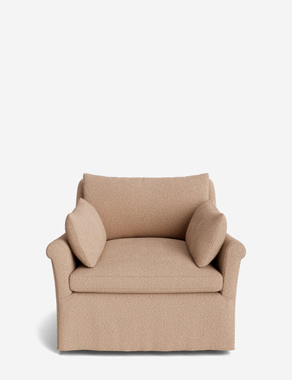 Portola Rolled Arm Luxe Depth Slipcover Chair