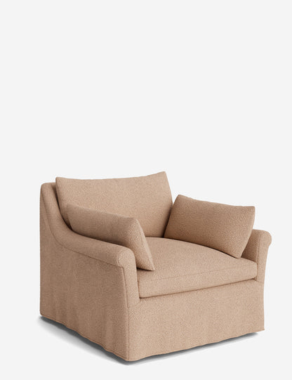 Portola Rolled Arm Luxe Depth Slipcover Chair