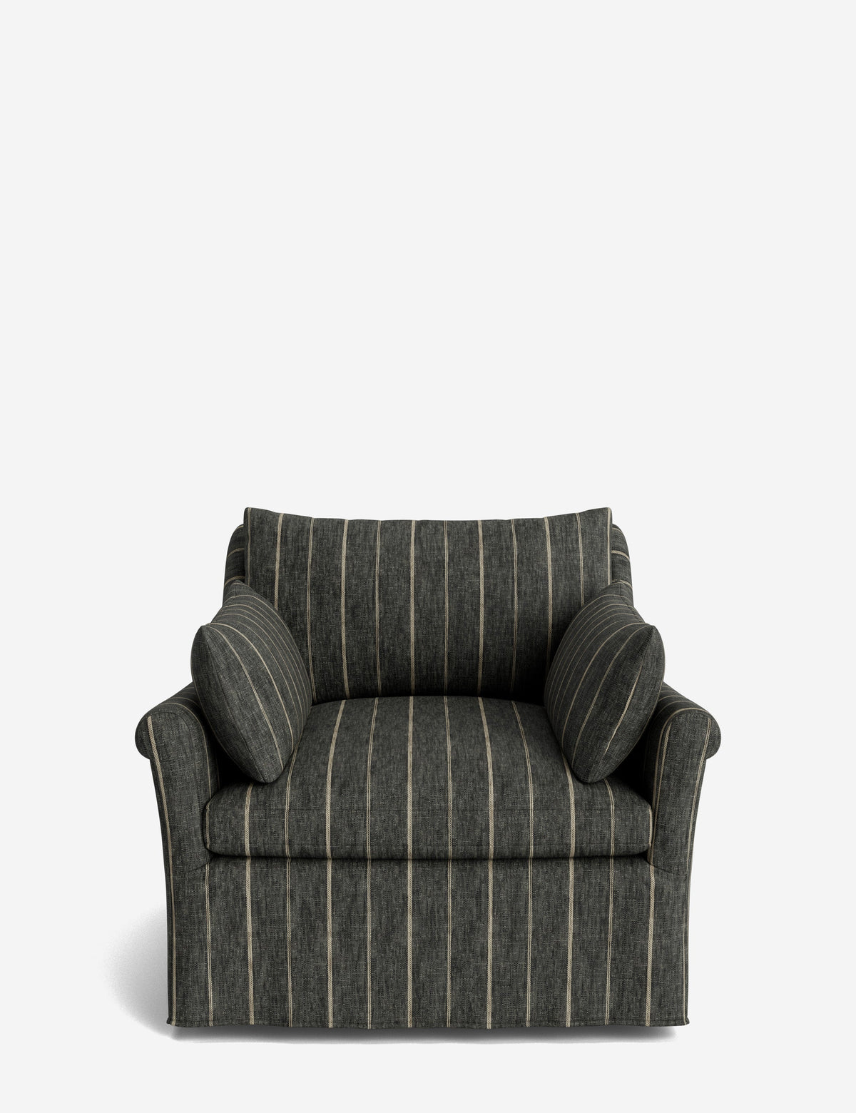 Portola Rolled Arm Luxe Depth Slipcover Chair