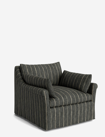Portola Rolled Arm Luxe Depth Slipcover Chair