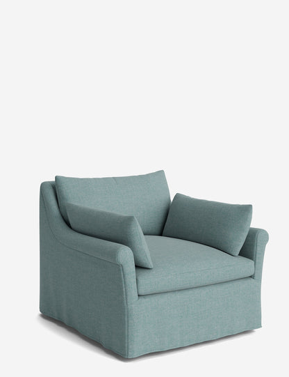 Portola Rolled Arm Luxe Depth Slipcover Chair