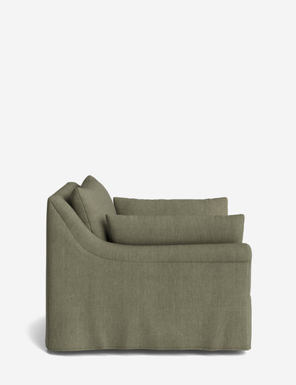 Portola Rolled Arm Luxe Depth Slipcover Chair