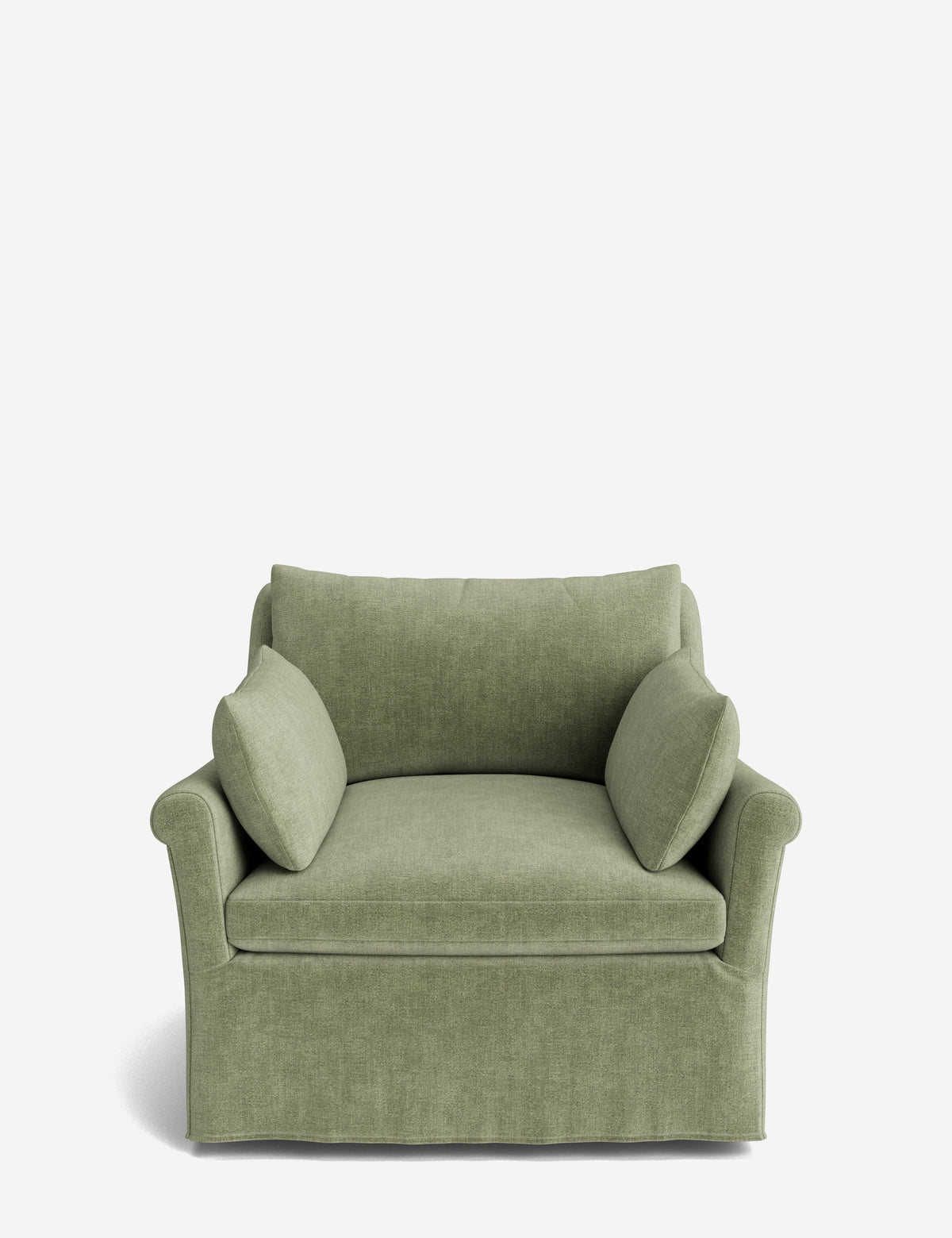 Portola Rolled Arm Luxe Depth Slipcover Chair