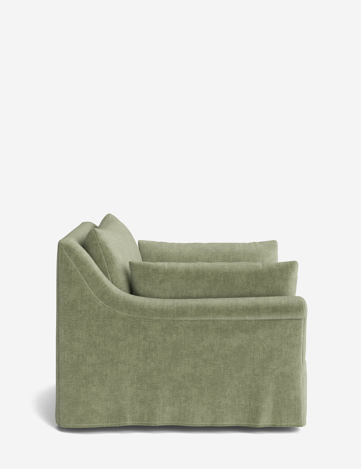 Portola Rolled Arm Luxe Depth Slipcover Chair