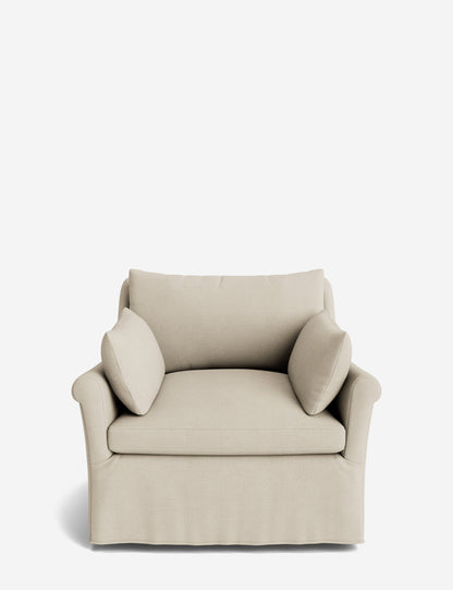 Portola Rolled Arm Luxe Depth Slipcover Chair