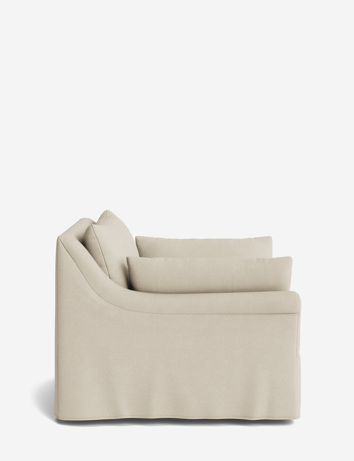Portola Rolled Arm Luxe Depth Slipcover Chair