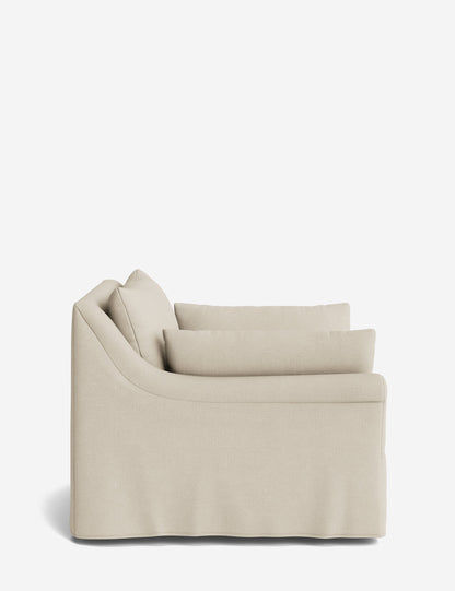 Portola Rolled Arm Luxe Depth Slipcover Chair