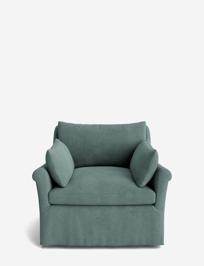 Portola Rolled Arm Luxe Depth Slipcover Chair