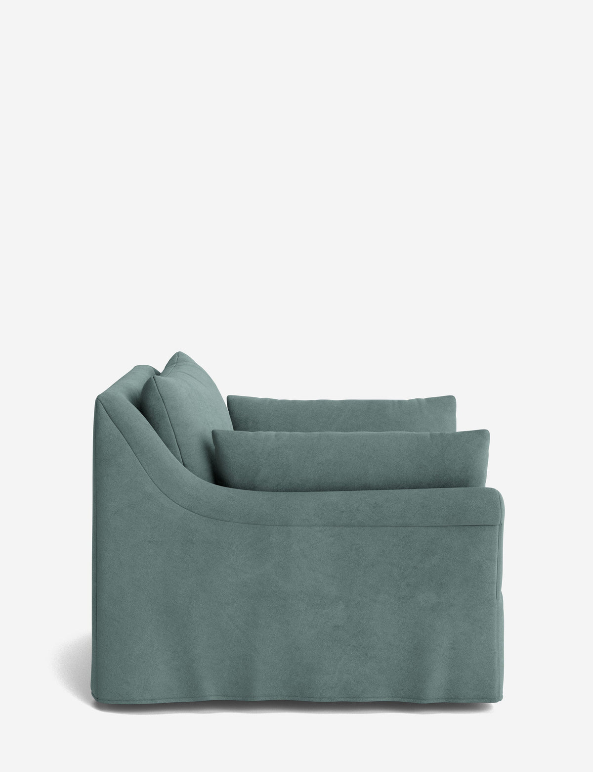 Portola Rolled Arm Luxe Depth Slipcover Chair