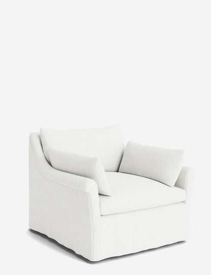 Portola Rolled Arm Luxe Depth Slipcover Chair