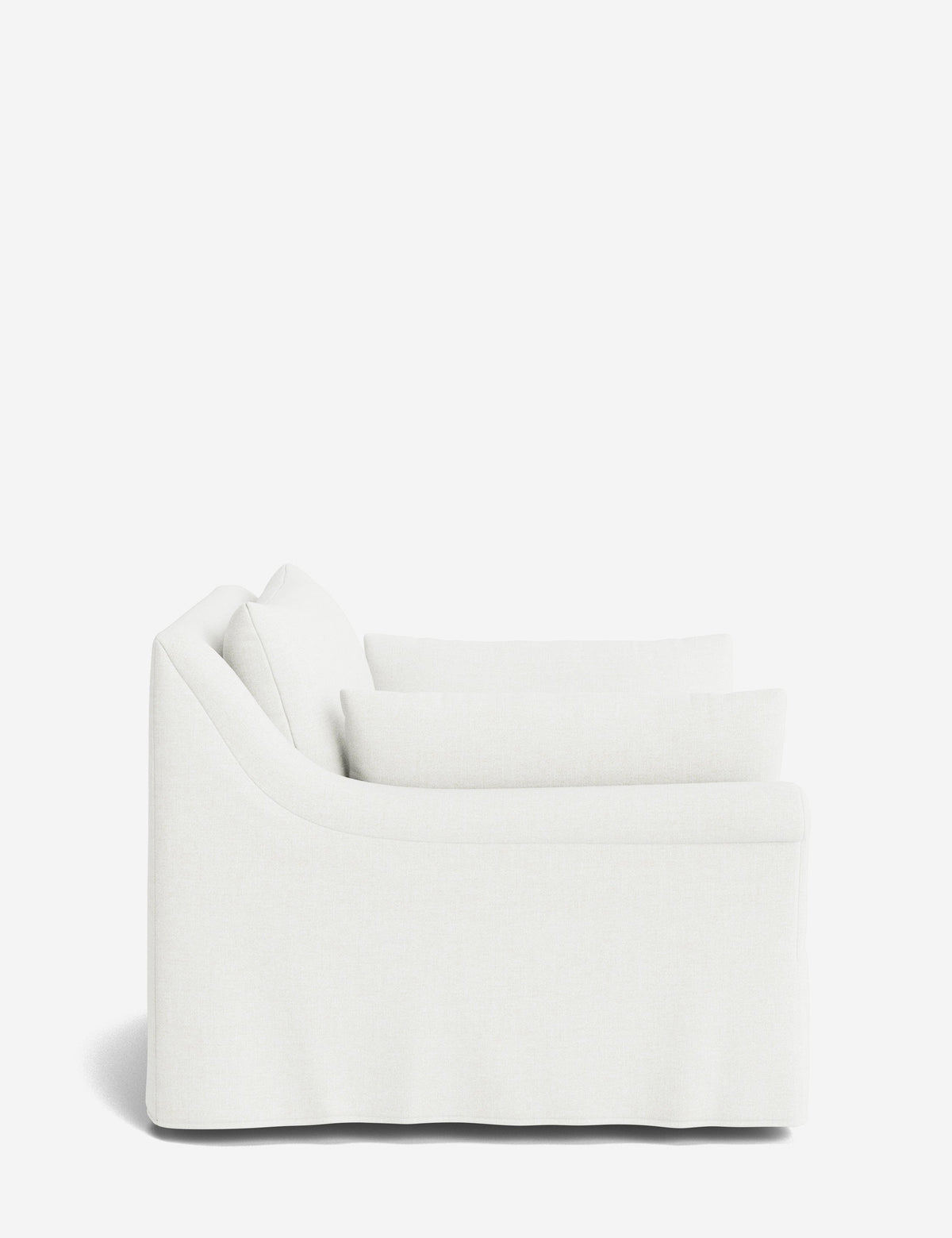 Portola Rolled Arm Luxe Depth Slipcover Chair