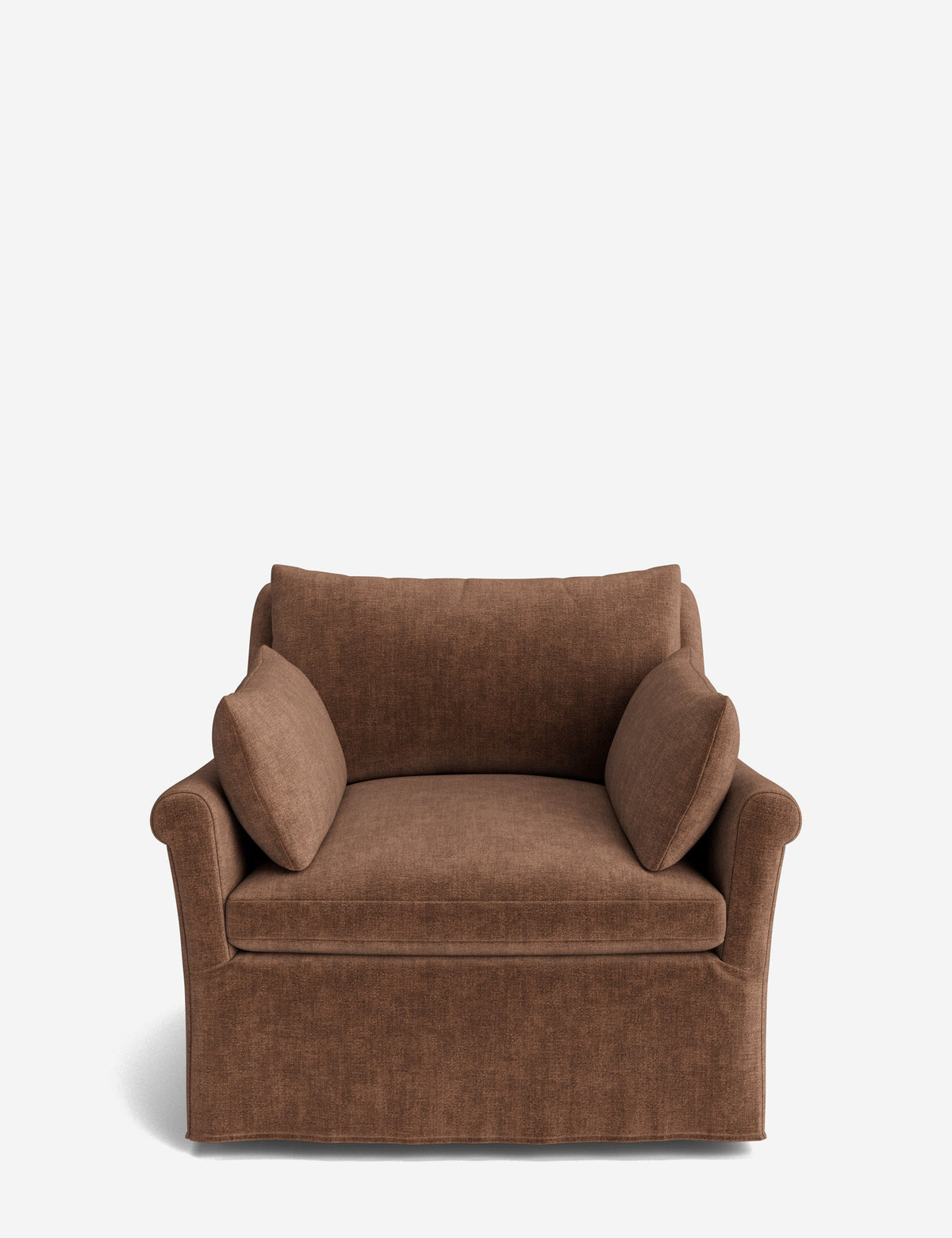 Portola Rolled Arm Luxe Depth Slipcover Chair