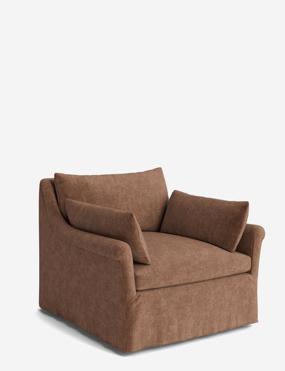 Portola Rolled Arm Luxe Depth Slipcover Chair