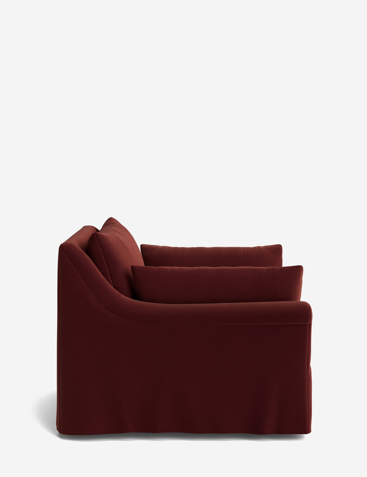 Portola Rolled Arm Luxe Depth Slipcover Chair