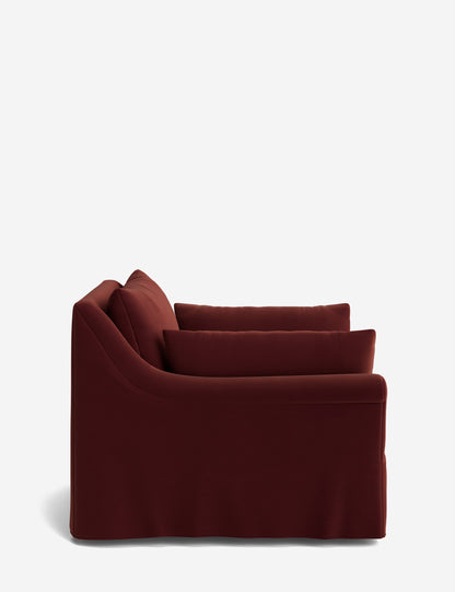 Portola Rolled Arm Luxe Depth Slipcover Chair