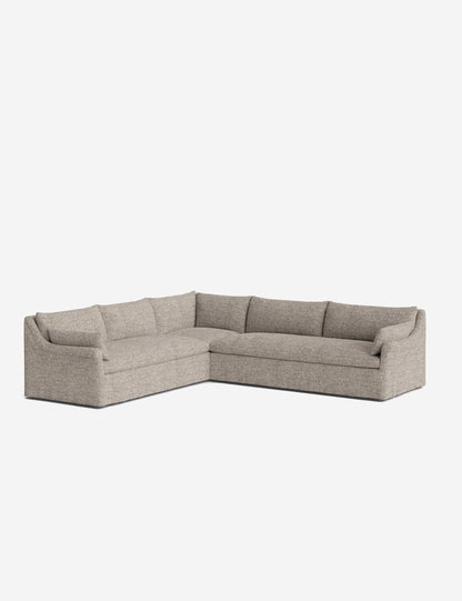 Portola Rolled Arm Luxe Depth Slipcover Corner Sectional Sofa