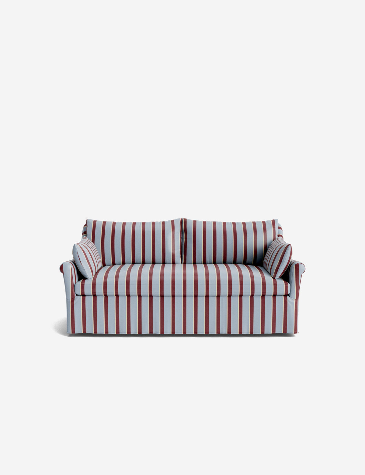 Portola Rolled Arm Luxe Depth Slipcover Sofa