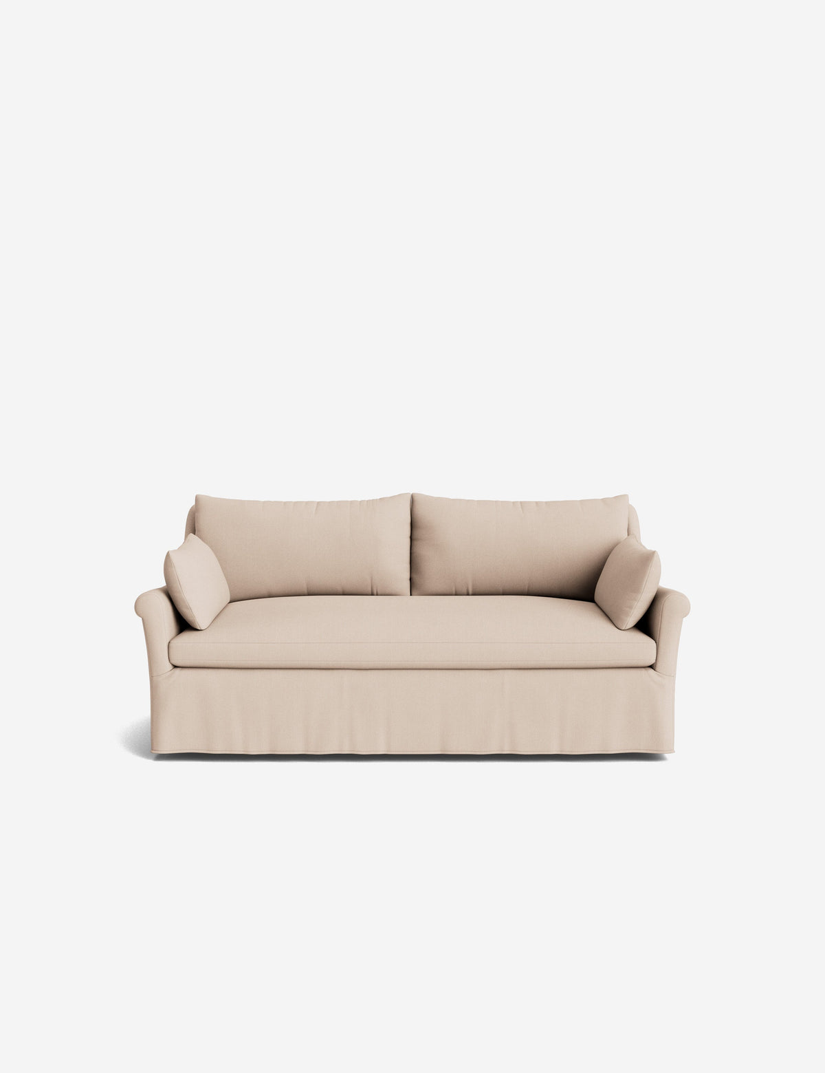 Portola Rolled Arm Luxe Depth Slipcover Sofa