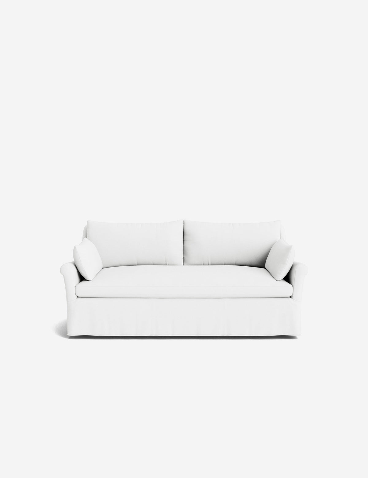 Portola Rolled Arm Luxe Depth Slipcover Sofa