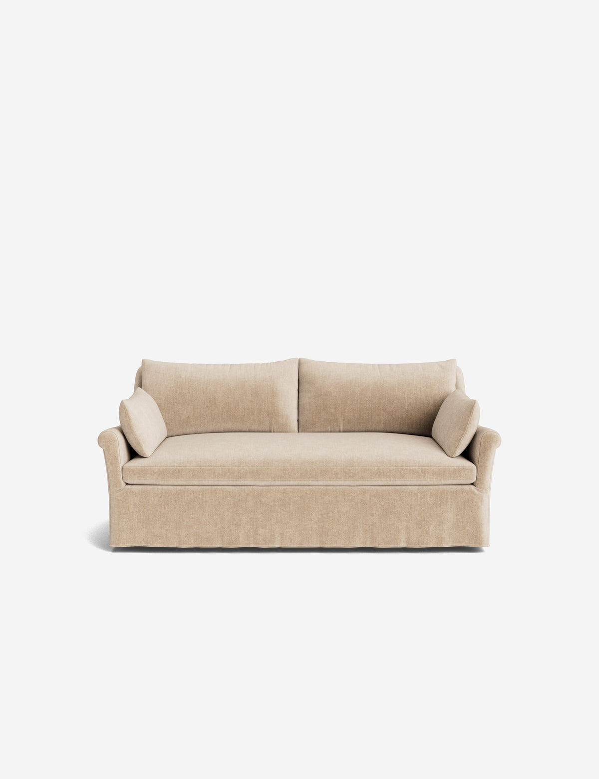 Portola Rolled Arm Luxe Depth Slipcover Sofa