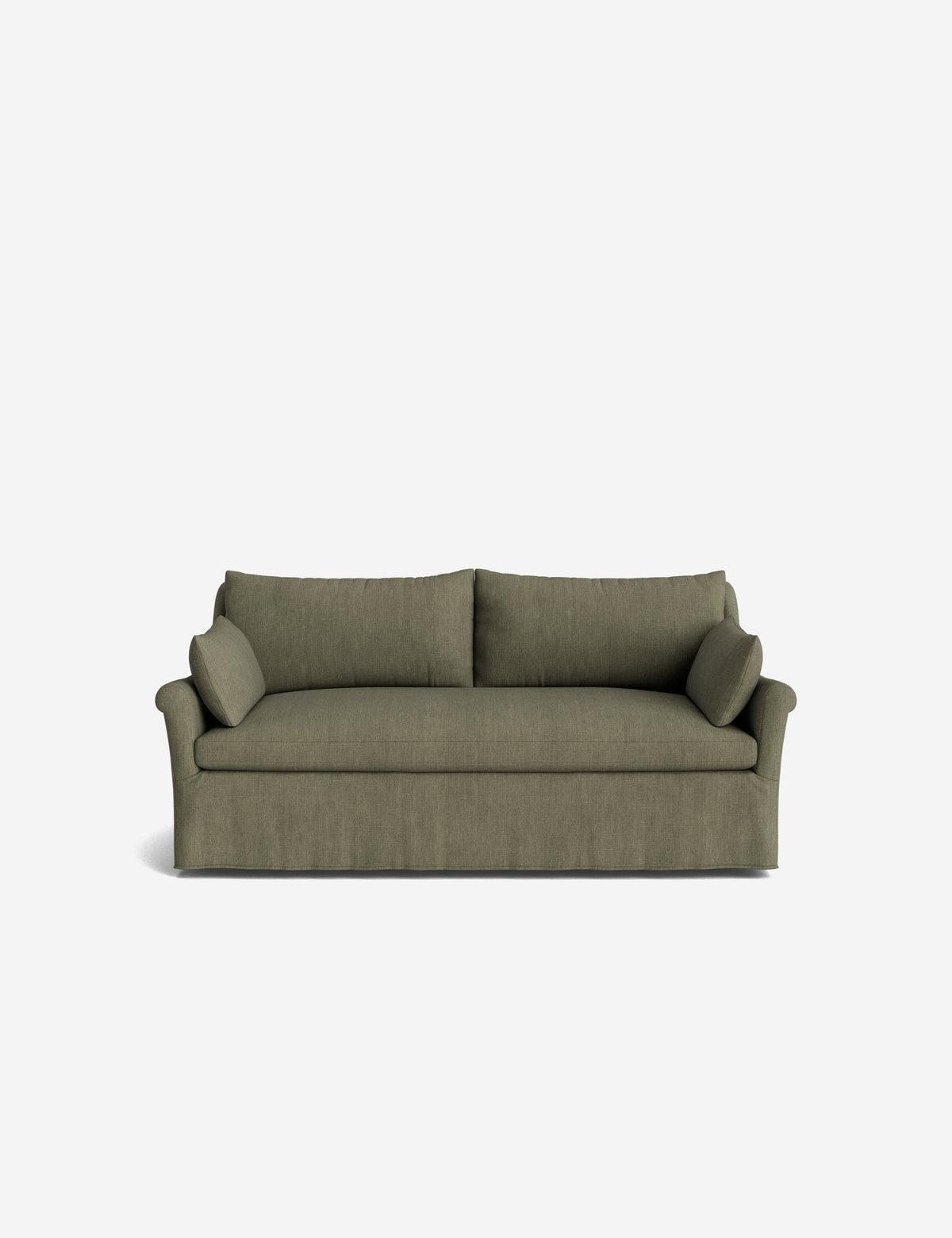 Portola Rolled Arm Luxe Depth Slipcover Sofa